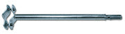 Zanca per pali antenne con tassello in acciaio zincato bianco MINUTEX