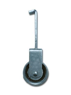 Carrucola per stendibianco con zanca da 60 mm MINUTEX in acciaio zincato