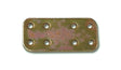 Piastra di giunzione diritta MINUTEX in acciaio zincato 60x30x2 mm con 8 fori