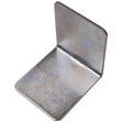 MINUTEX 103 - PIASTRA PIEGATA SENZA FORI mm 100x100x90x3 ACCIAIO ZINCATO MINUTEX
