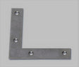 MINUTEX 660320E - PIASTRA RINFORZO A SQUADRA CM 20X20 ACCIAIOZINCO+ A.R.C. ETICH. MINUTEX