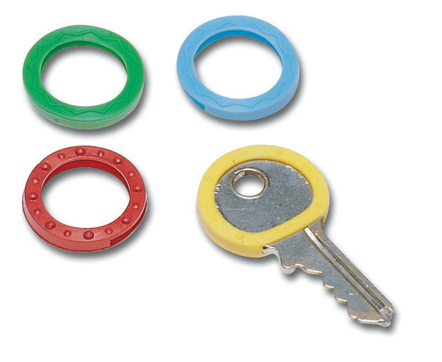 Cerchietti segnachiave in plastica colorati assortiti MINUTEX