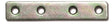 MINUTEX 658308DY - LASTRINA DIRITTA 4 FORI NERVATA CM.8 ACCIAIO  ZINCO+ A.R.C.- CF PZ 4 MINUTEX