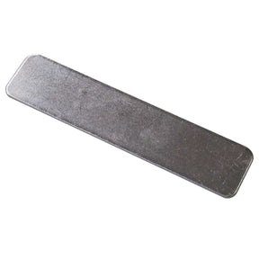 MINUTEX 108 - PIASTRA DRITTA SENZA FORI mm 180x40x2,5 ACCIAIO ZINCATO MINUTEX