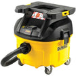 Aspiratore solidi liquidi DeWALT 1400W, modello DWV901LT-QS, potente e versatile per uso professionale.