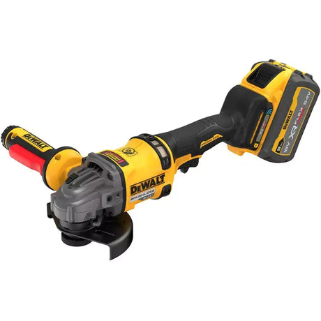 DeWALT DCG418SHDX2-QW - Smerigliatrice 125mm 54V XR FLEXVOLT interruttore uomo morto - 2 x XF FV 9.Ah DeWALT